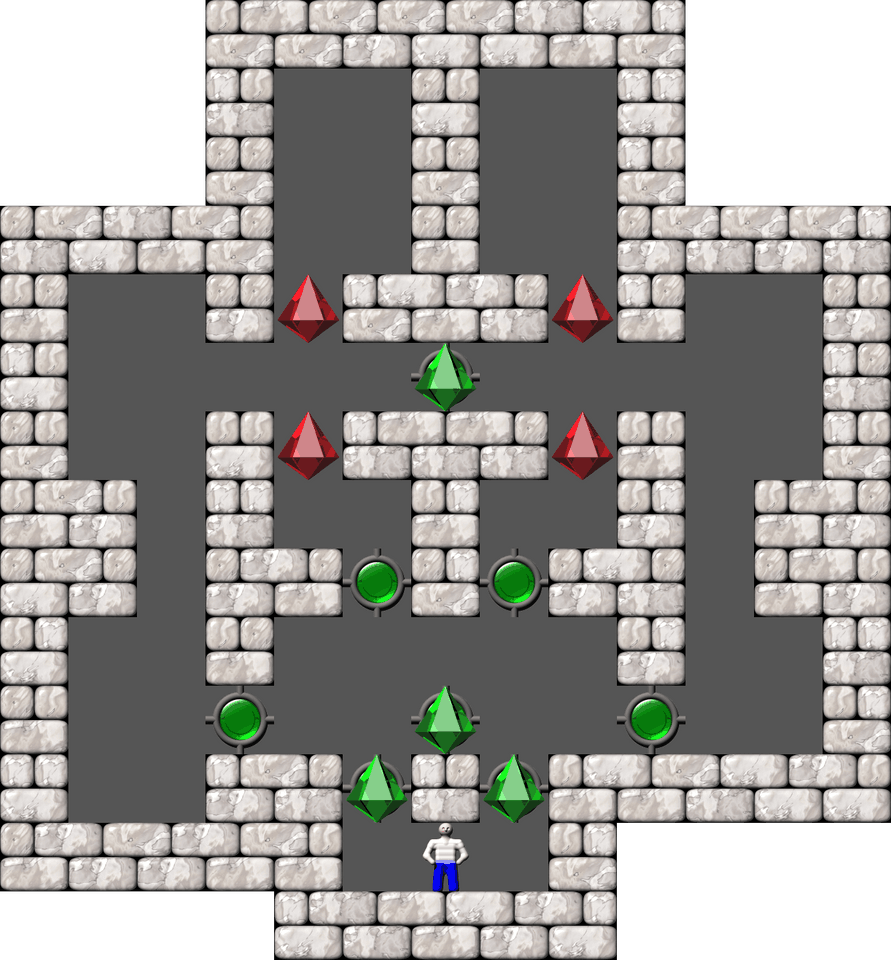 Sokoban Tertius gradus ad Olympo 1 level 14